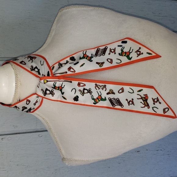 Accessories - * Cowgirl Skinny Scarf Horse Equestrian English Saddle Horse Purse Ribbon Pony